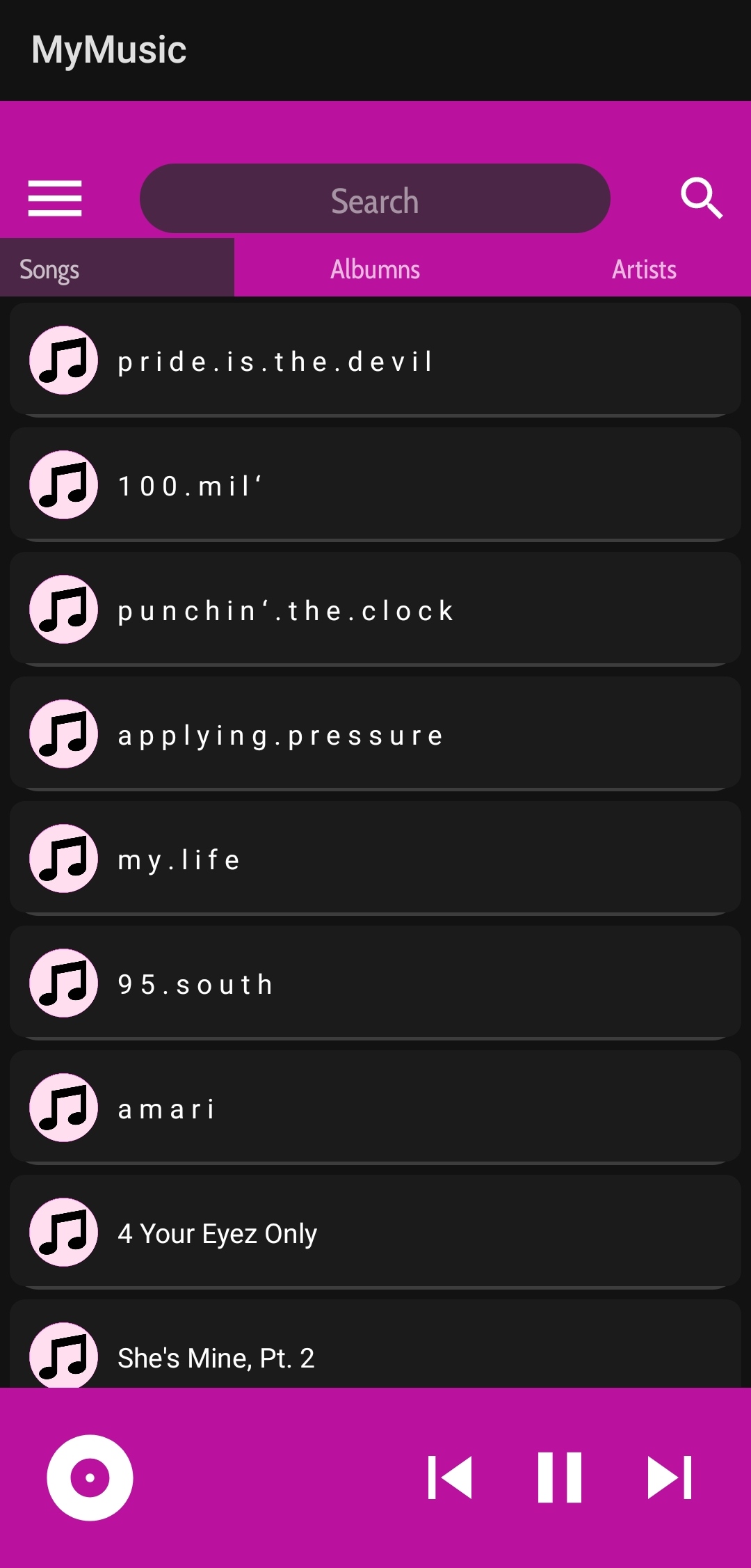 my-music-application